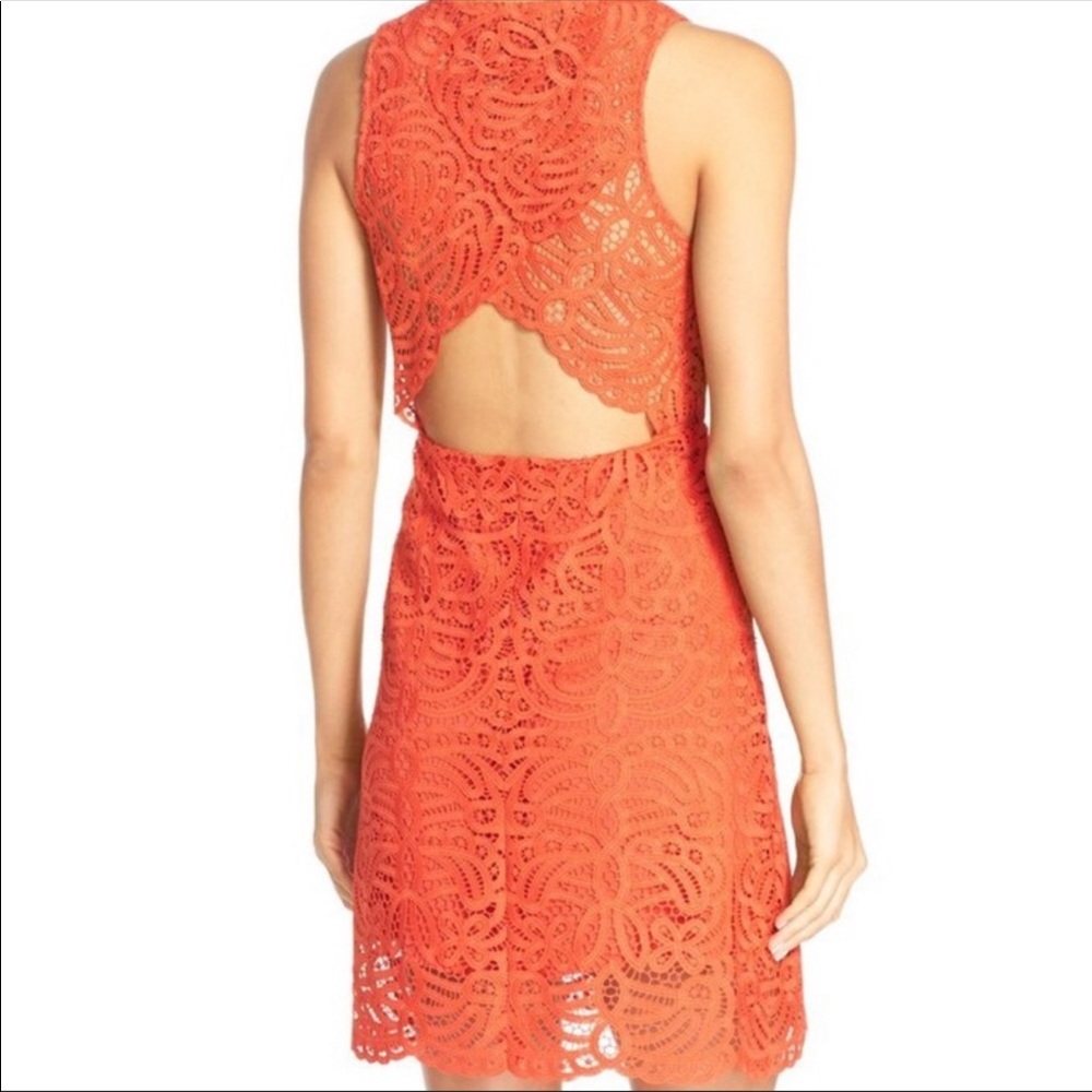 Amanda UpRichard | Poppy Lace Crochet Knit Dress - Picture 3 of 7